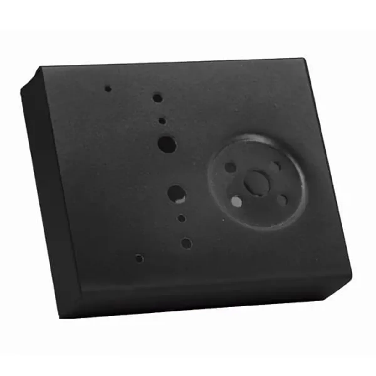 CAJA METALICA P/CERRADURA 30 mm NEGRO