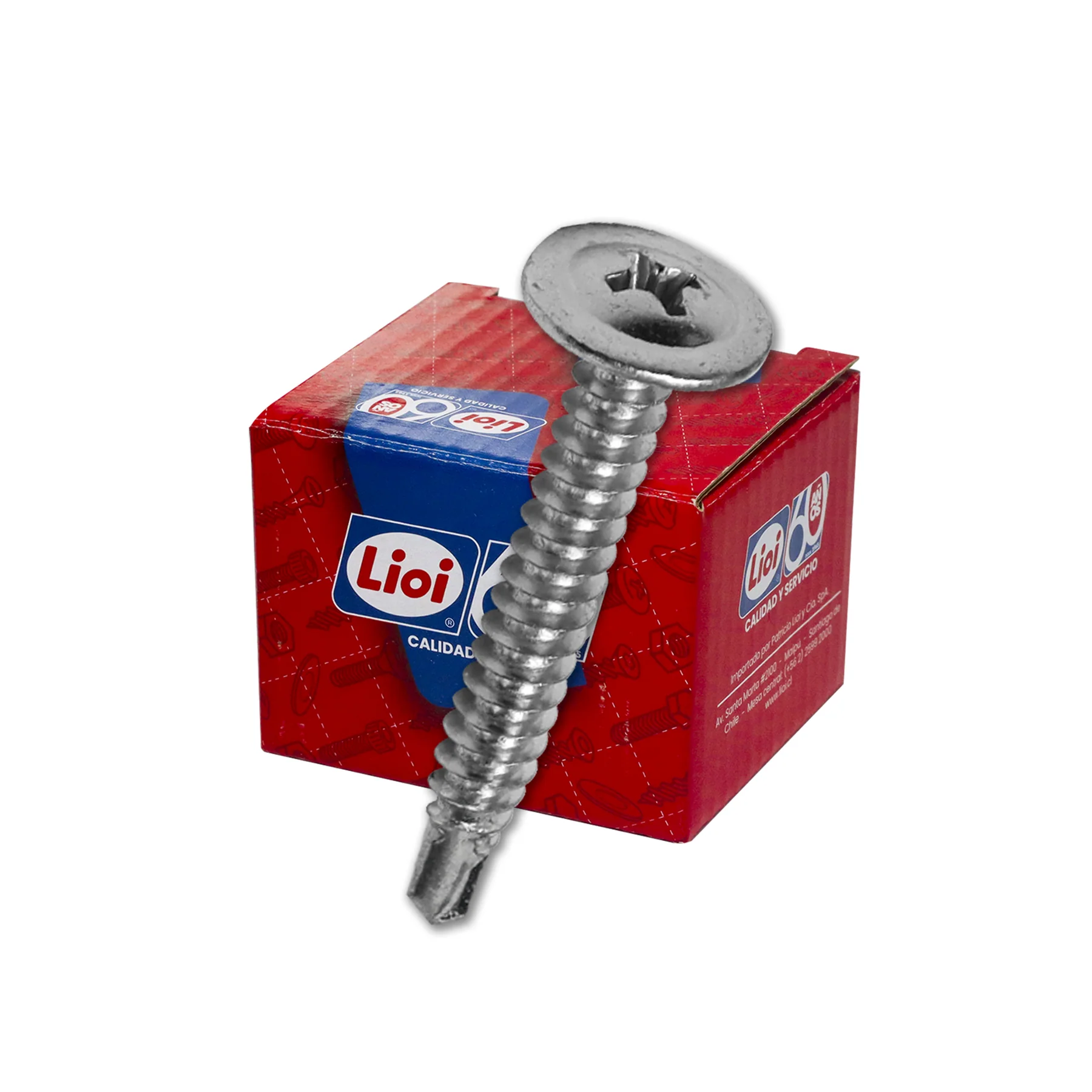 TORNILLO CABEZA LENTEJA PTA. BROCA 8 1/2"